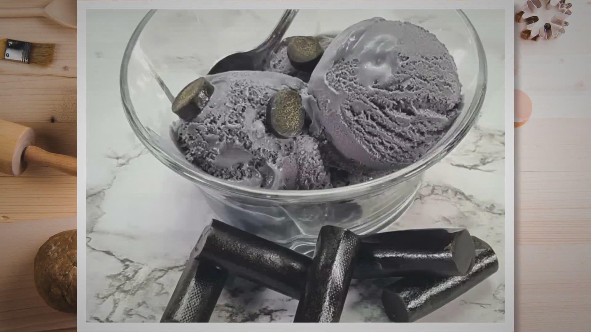 'Video thumbnail for How to make Licorice Ice Cream at Home'