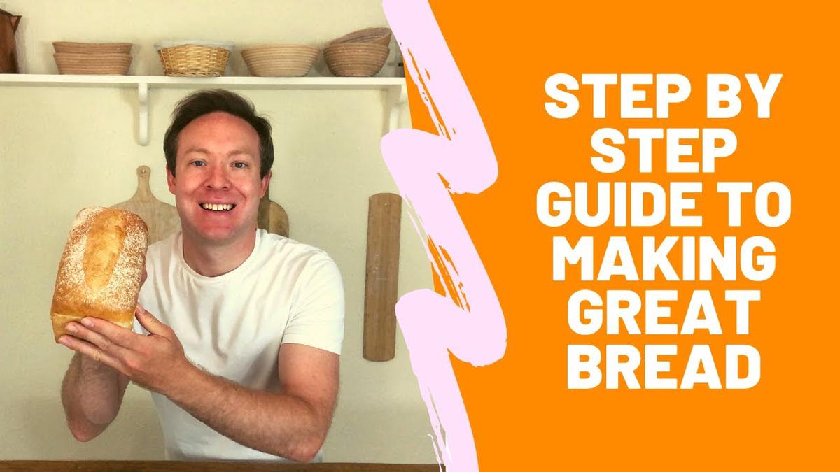 'Video thumbnail for How To Make Bread For The First Time With A Simple White Bread Recipe (START HERE)'