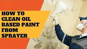 'Video thumbnail for How to Clean Oil Based Paint from Sprayer- 4 Simple Steps To Follow'