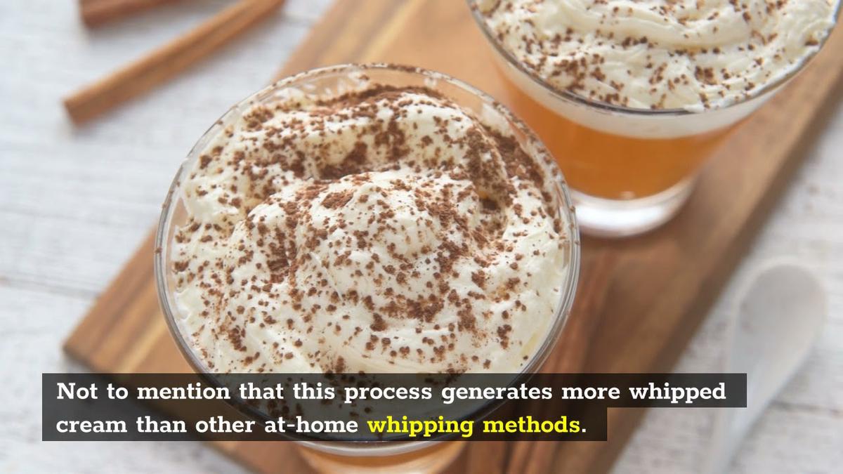 'Video thumbnail for How to Make Starbucks Whipped Cream in 4 Easy Steps'
