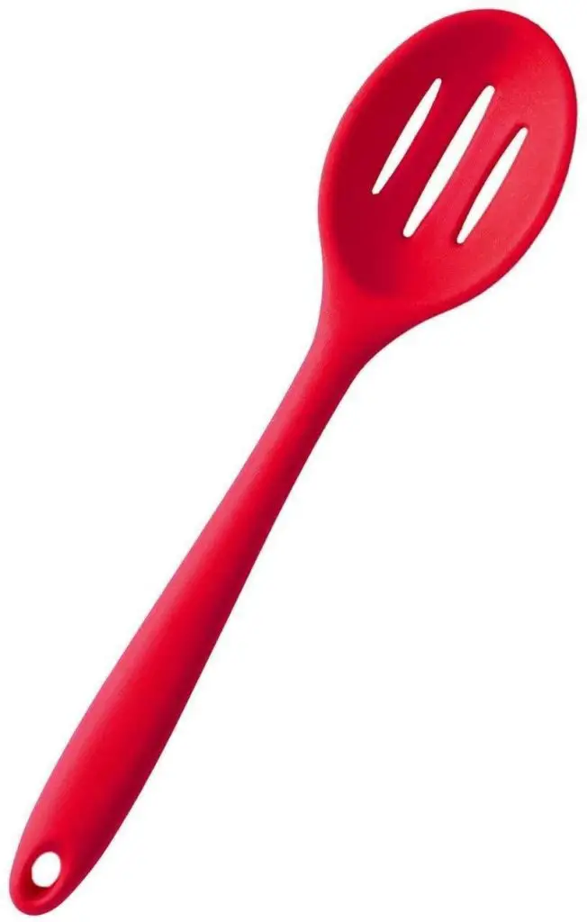 best slotted spoon: StarPack Premium Silicone Slotted Serving Spoon
