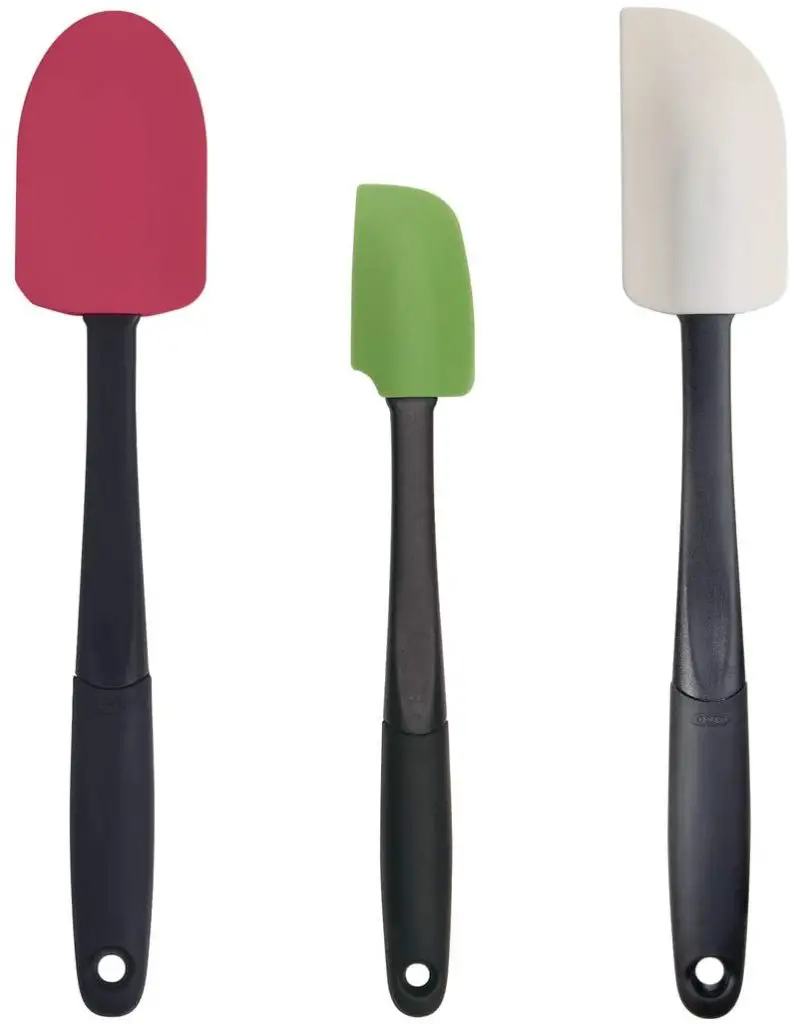 best silicone spatula: OXO Good Grips 3-piece Silicone Spatula Set