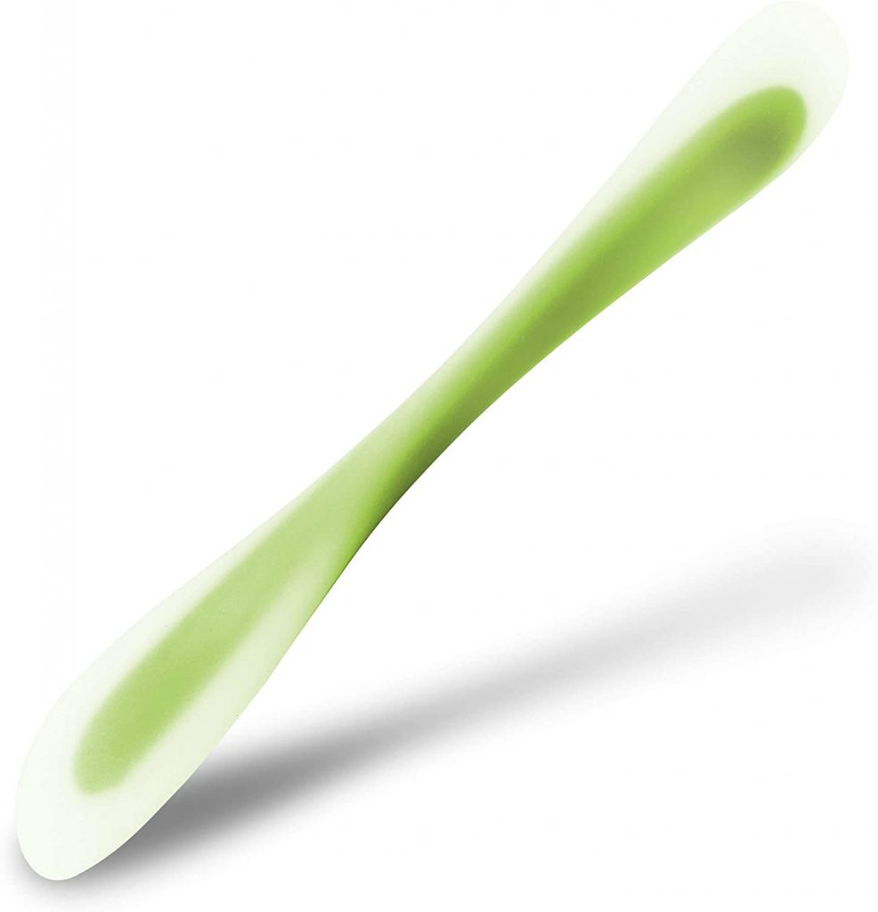 best silicone spatula: Orblue Flexible Dual-Sided Silicone Spatula - Green
