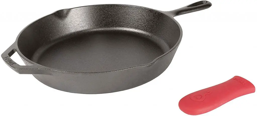 Lodge seasoned cast iron pan