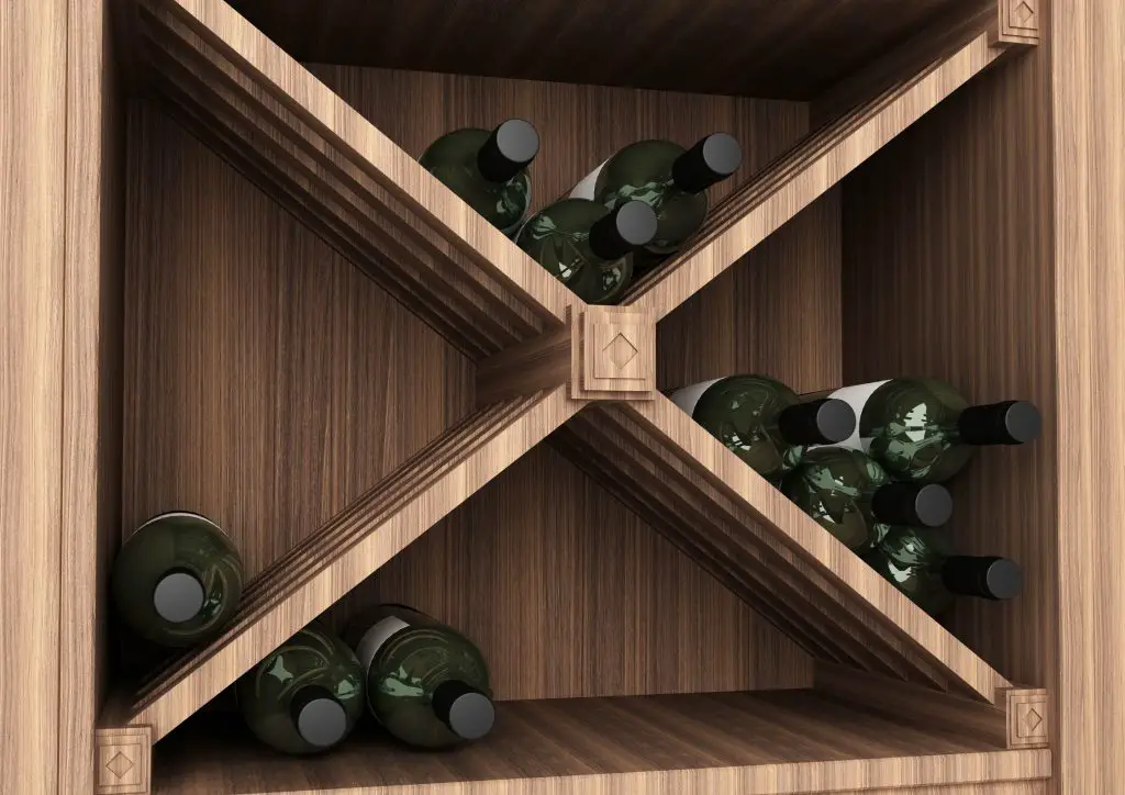 store wine at home in an X rack