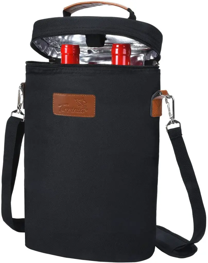 best summer picnic accessories: wine bottle carrier