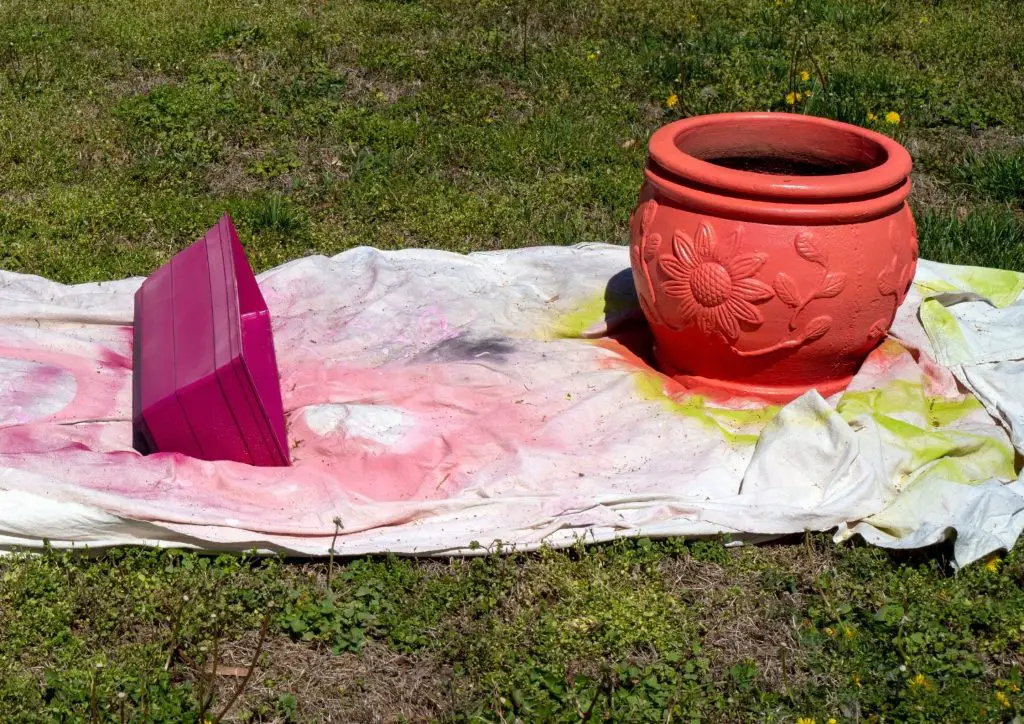 simple garden at home: repaint!