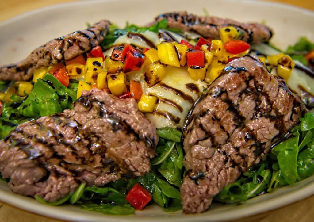 Summer Dinner Dishes: steak salad